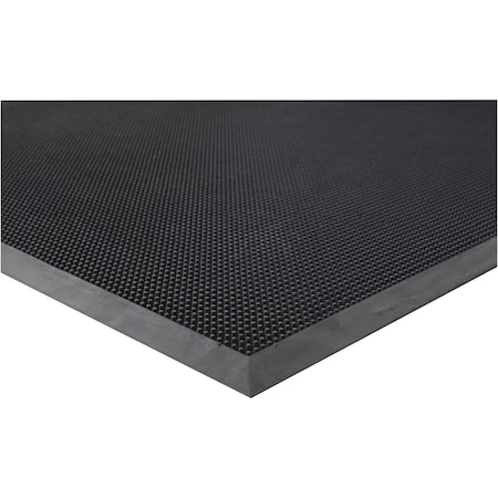 Genuine Joe Brush Tip Scraper Mat, 0.40" thick, Black 70381